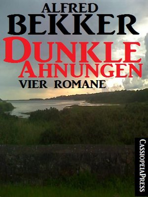 cover image of Dunkle Ahnungen (Vier unheimliche Romane)